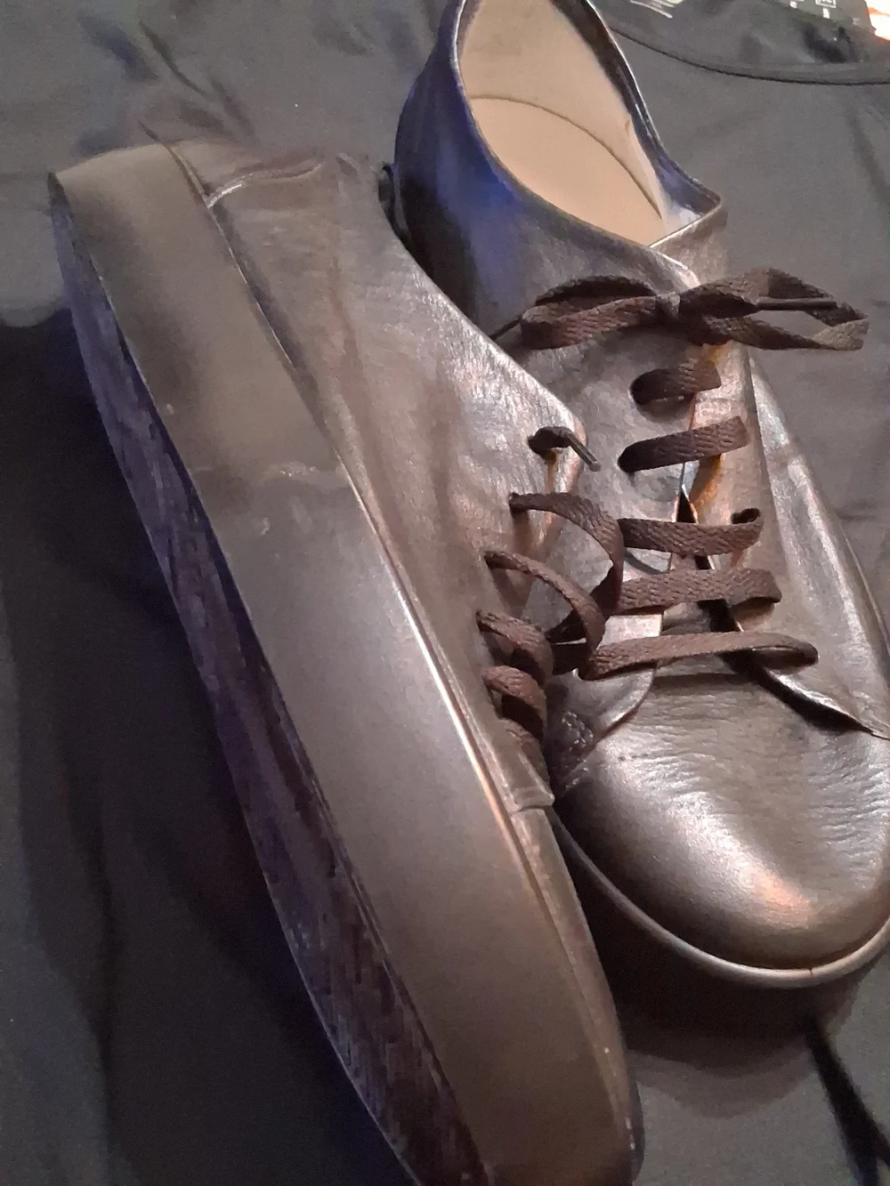 ECCO BlackPremium Leather Lace-Up Sneakers The Last Conspiracy